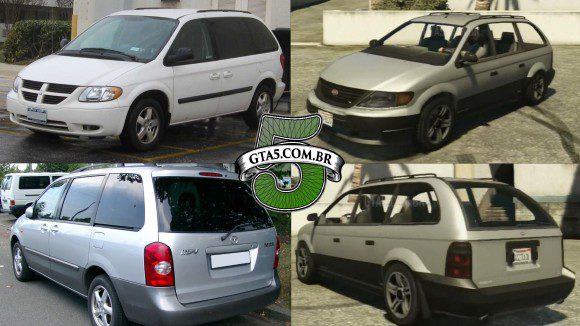 Vapid Miniva e Dodge Caravan GTA V